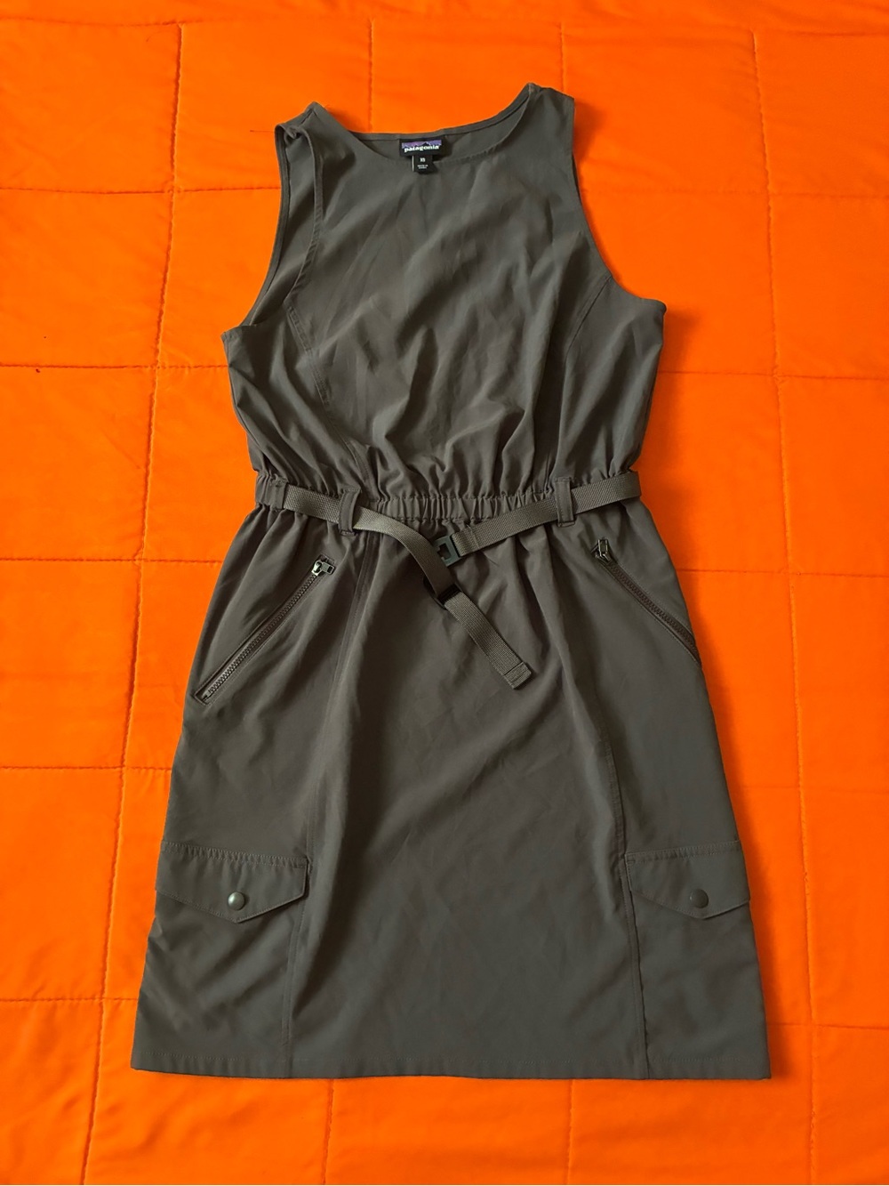 Patagonia dress womens XS Fleetwith Belted Pockets Sleeveles